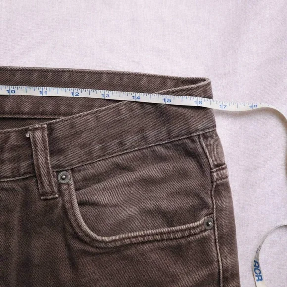 Ksubi‎ Mens Brown Denim Jeans Slim Fit Detailed Stitching Size 32 Rare - Picture 9 of 14